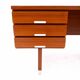 Teak desk, Eigil Petersens Mobelfabrik, Denmark, 1970s.