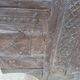 Old Vintage Indian Box on Wooden Wheels Early 20th S