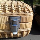 Wicker suitcase