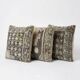 Lot de 3 housses de coussin turque vintage 51x51 cm