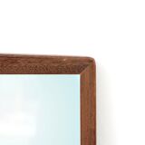 Miroir scandinave horizontal en palissandre de Rio 139x47cm