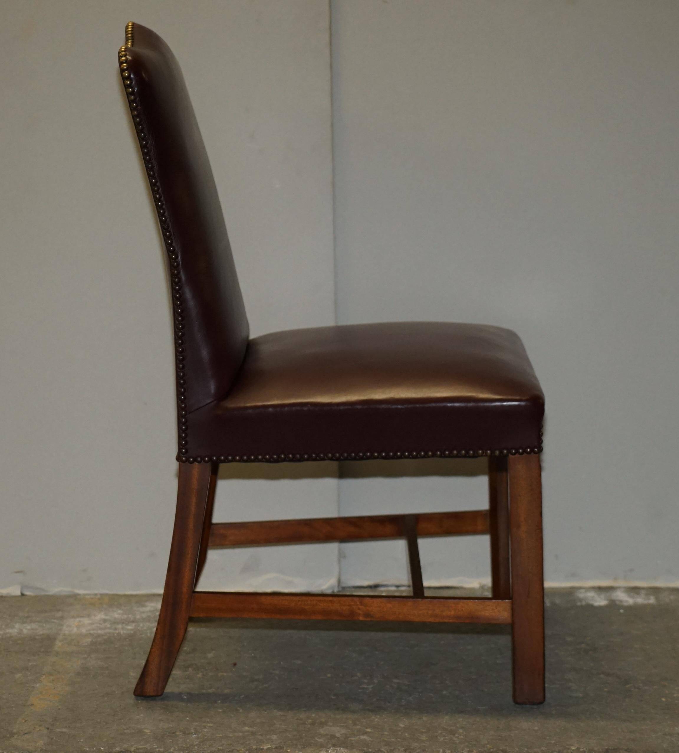 Pair of Spencer House leather office chairs