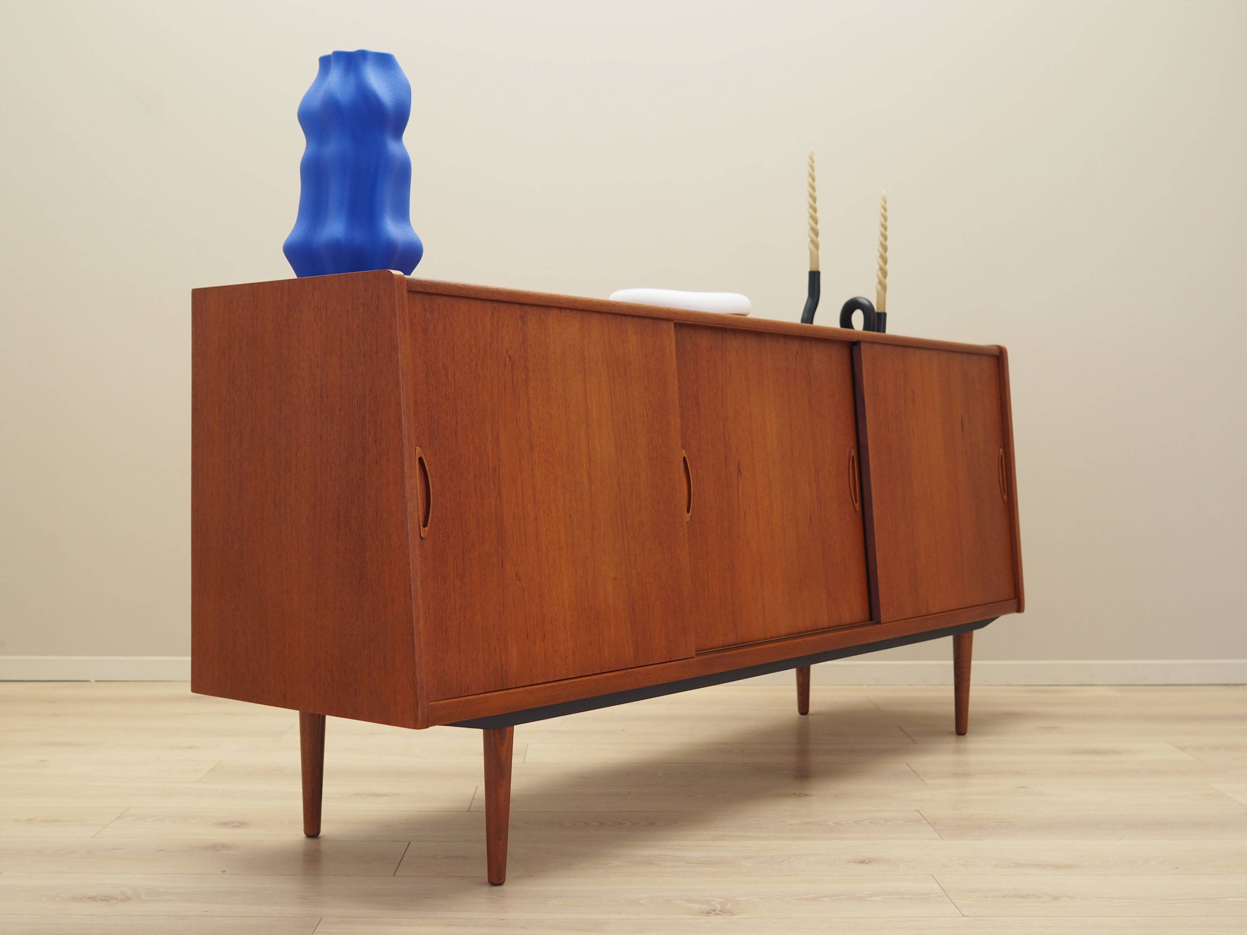 Teak sideboard, Danish design, 1970s, production: Denmark