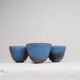 Mid-Century Modern Set of 3 Bowls Rörstrand Gunnar Nylund, Sweden, 1950s