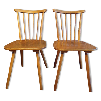 Pair of Scandinavian windsor chairs