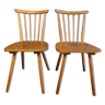 Pair of Scandinavian windsor chairs