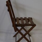 Vintage wood folding chair