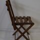 Chaise pliante bois vintage