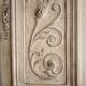 Old door patinated shabby chic