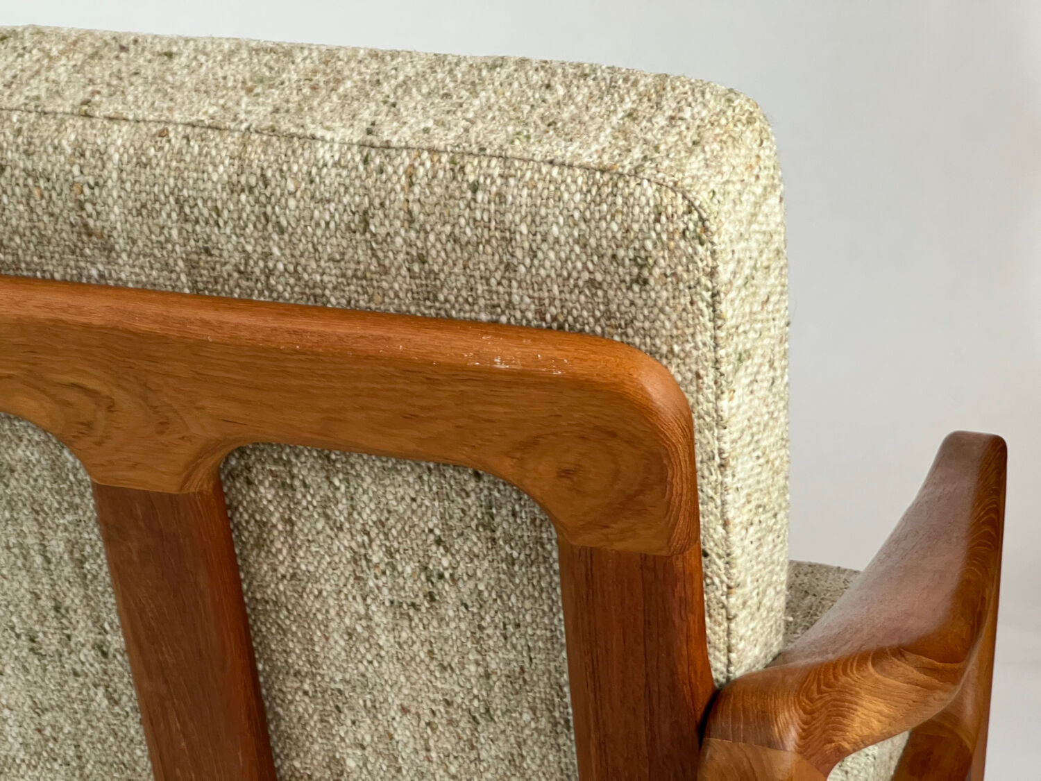 Canapé-lit en teck danois par Juul Kristensen, design vintage