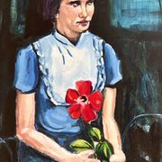 Portrait d'une jeune fille réalisé par l'artiste Cristina Barr