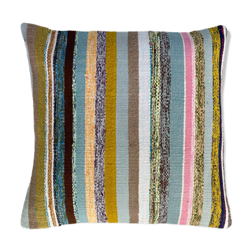 Housse de coussin Kilim turque vintage, 60 x 60 cm