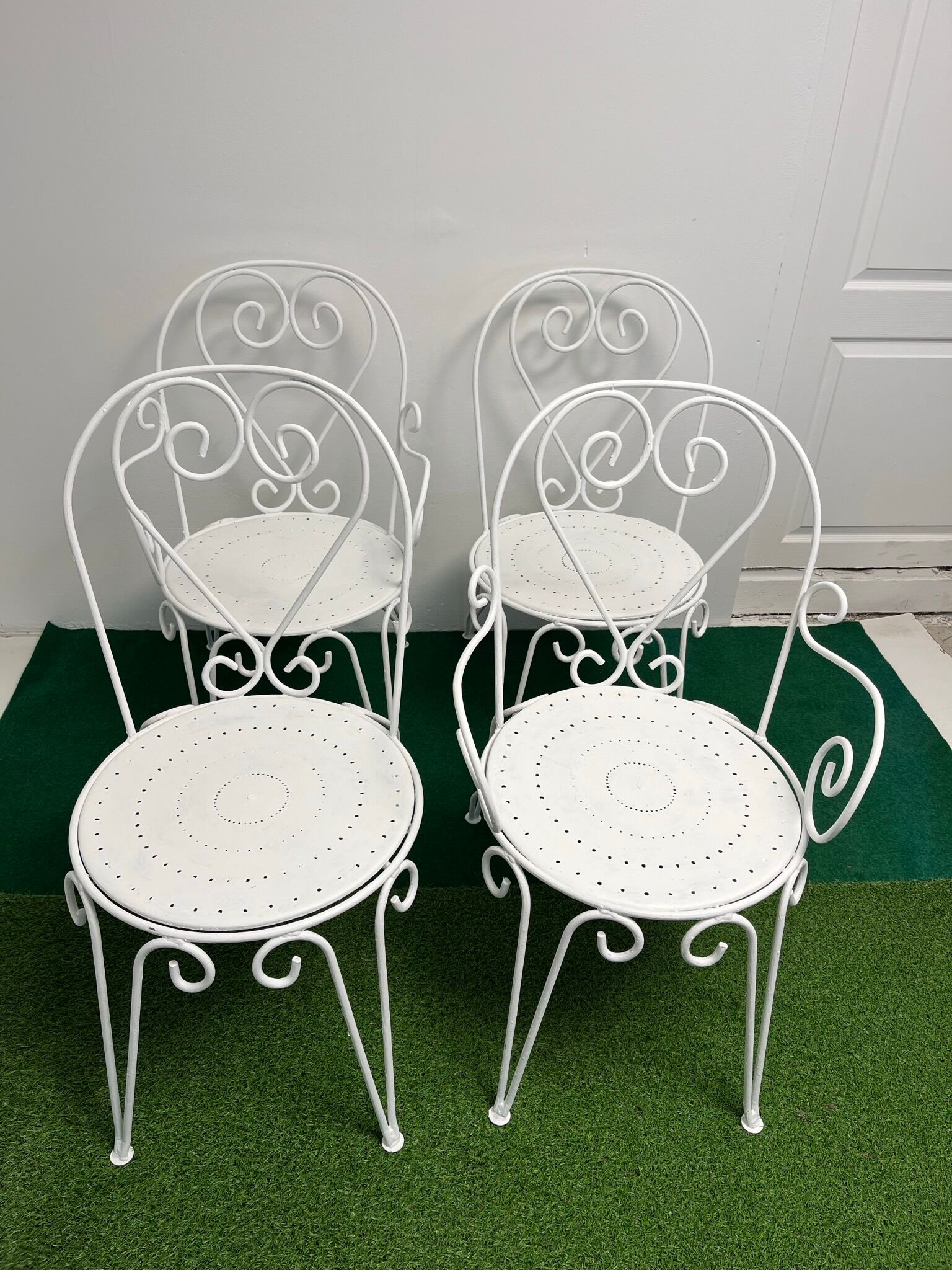 Garden furniture wrought iron year 50-60