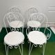 Garden furniture wrought iron year 50-60