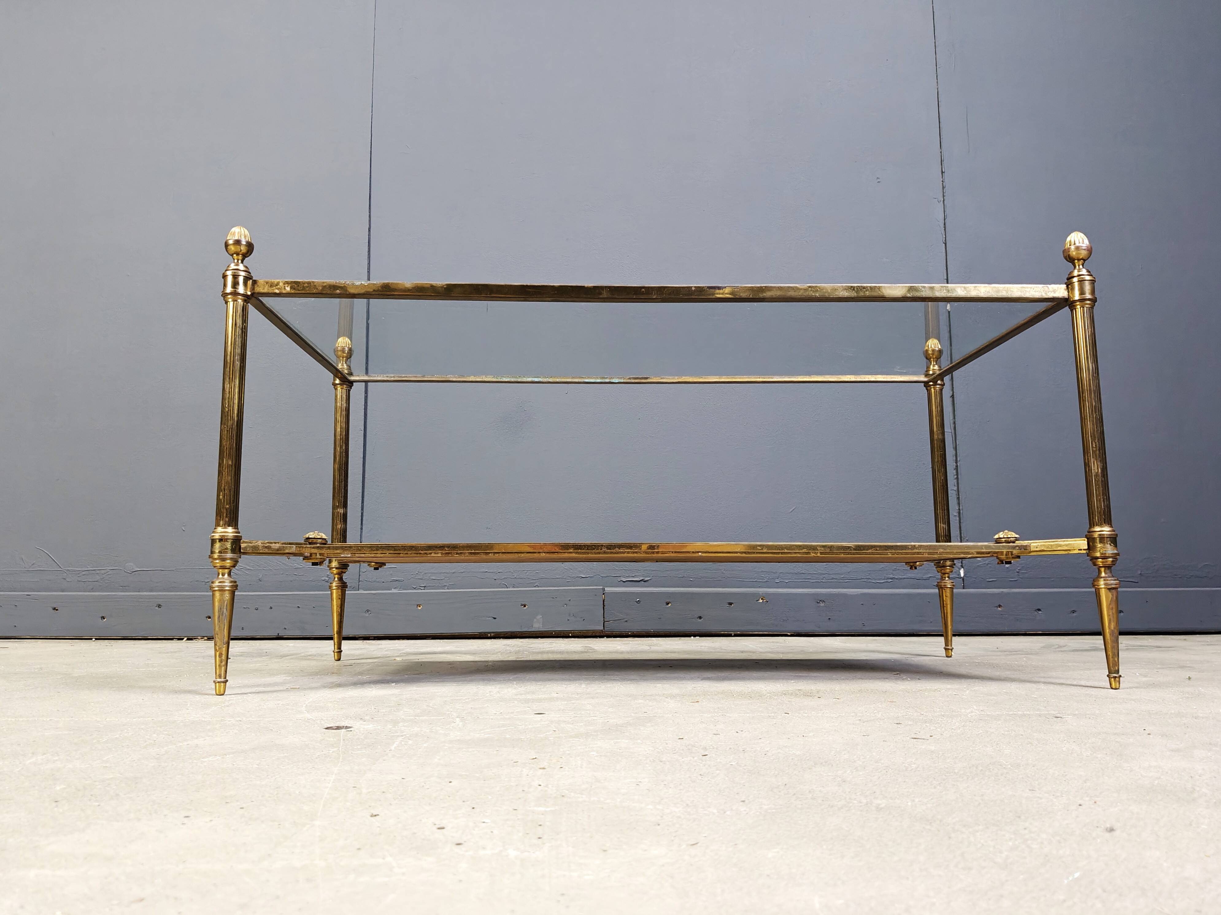 Vintage coffee table by Maison Jansen, 1960s.