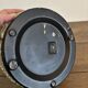 Vintage glass ceiling light "diamond points"