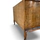 Commode italienne Art déco en loupe de noyer, années 1940-50
