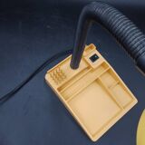 Lampe de bureau flexible codilem jaune noir avec porte crayon année 80's