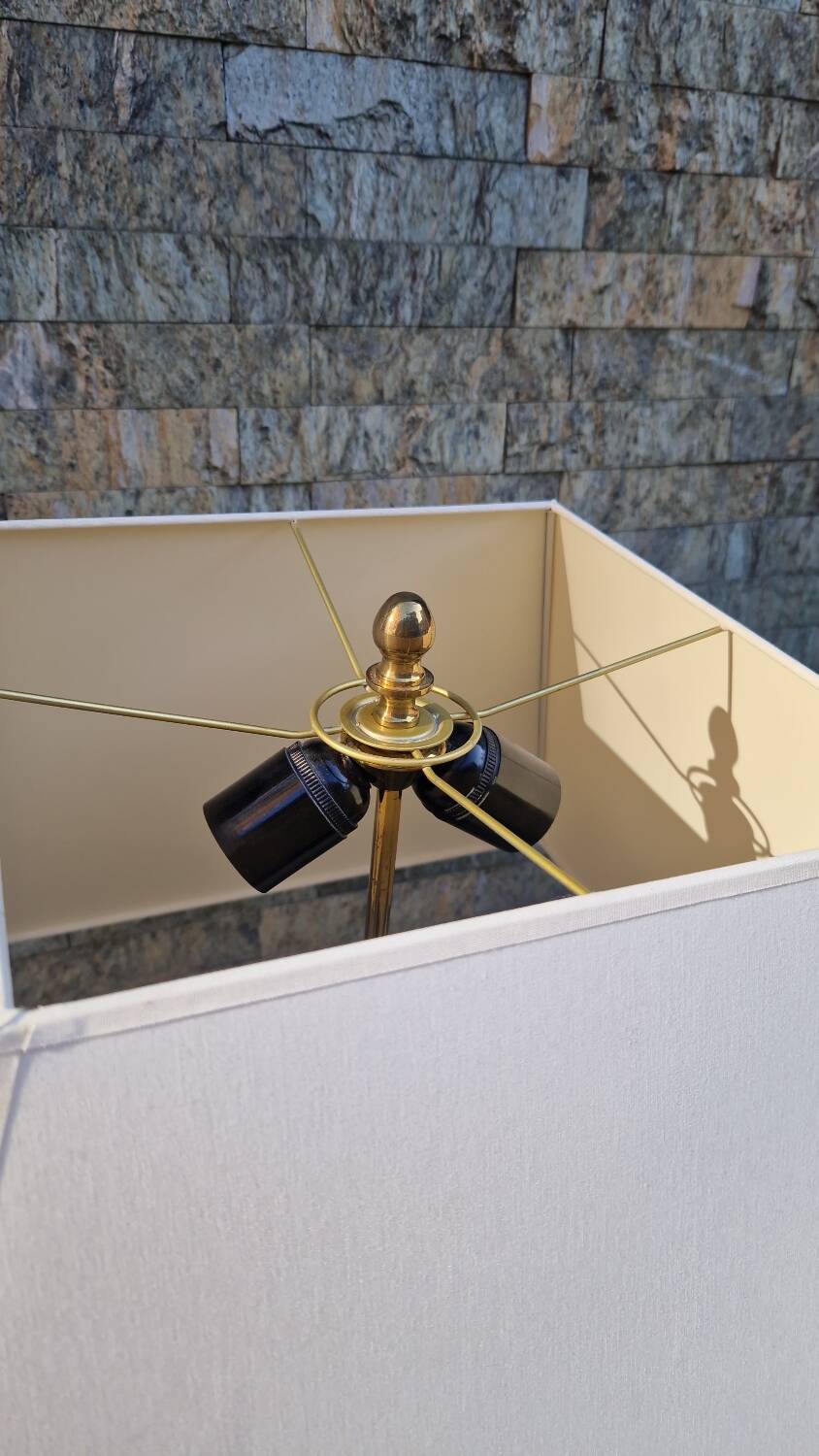 Large pair of Françoise See lamps for Maison Ramsay from the 70s