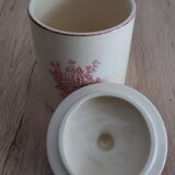 Spice jar with floral lid