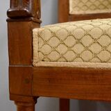 Mahogany landing sofa, Restoration period – Part 1, 19th century