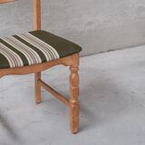 Oak razor danish mid-century dining chairs