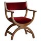 Henning Kjærnulf, armchair in oak and velvet, model "Kurul", mid-century, 1960s.