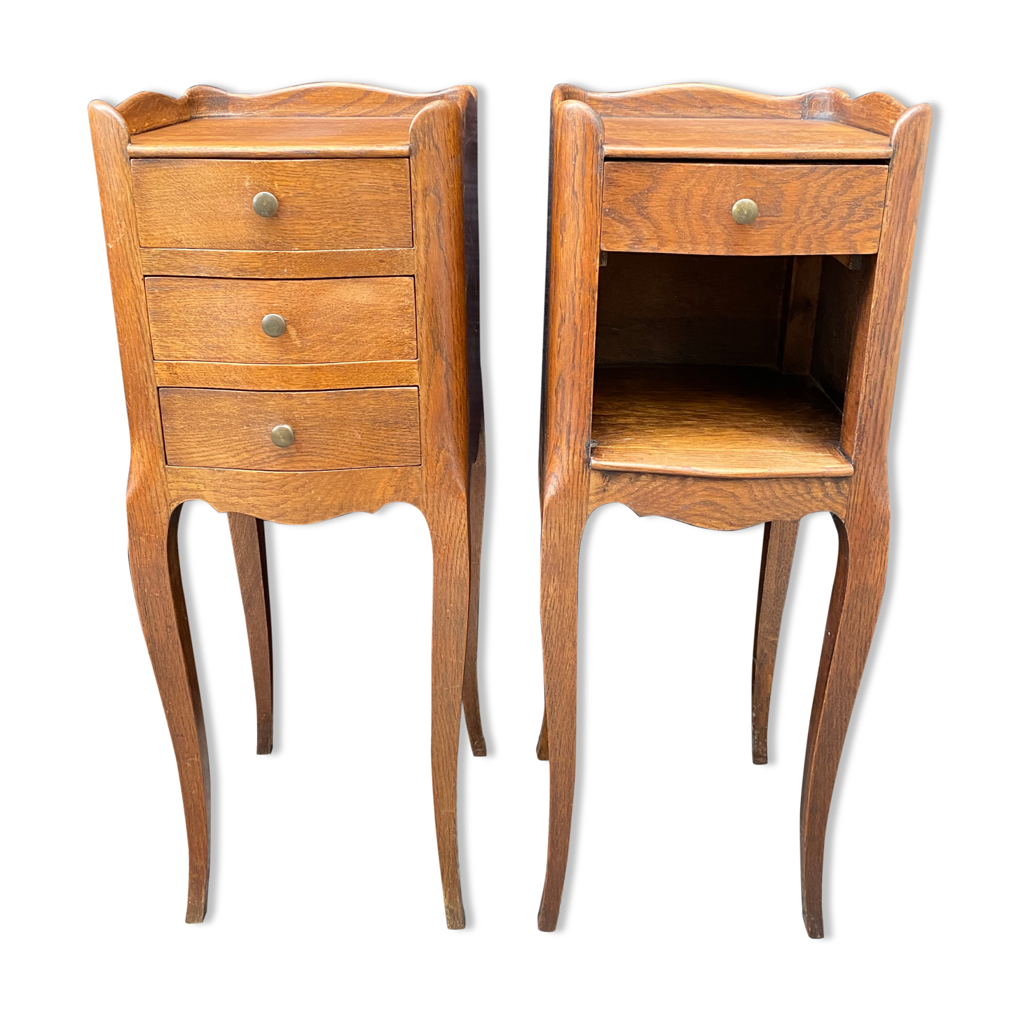 Pair of bedside Louis XVI style