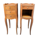Pair of bedside Louis XVI style