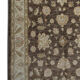 Tapis Ziegler en laine marron fait main - 167x251cm