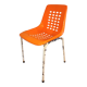 Chair with openwork plastic shell 1970