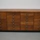Dutch Oak Apothecary / Filing Cabinet or Sideboard, 1950s