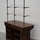 Antique French Oak Shop Counter Cabinet / Shelving Unit, 19th Century