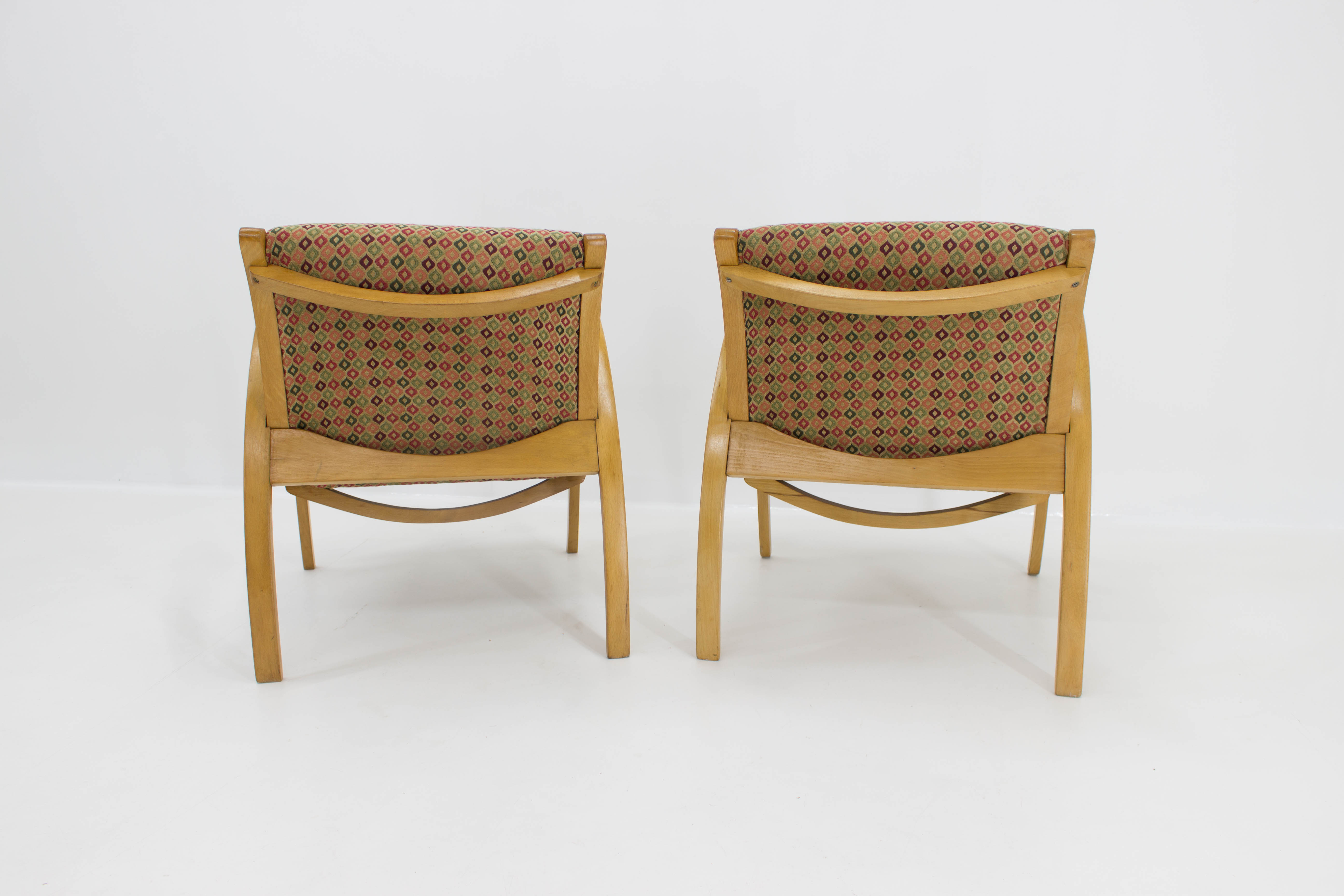 Mid-century armchairs, set of two, 1960