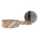 Cylindrical bowl in travertine with lid