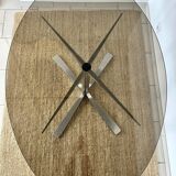 Glass dining table, 1970s