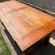 Solid oak dining farm meal table 1980