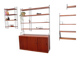 Nisse String shelf in teak, retro vintage style from the 60s-70s.