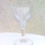 5 wine glasses stamped St. Louis crystal