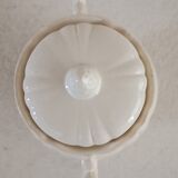 Sarreguemines ivory iron earth sugar bowl