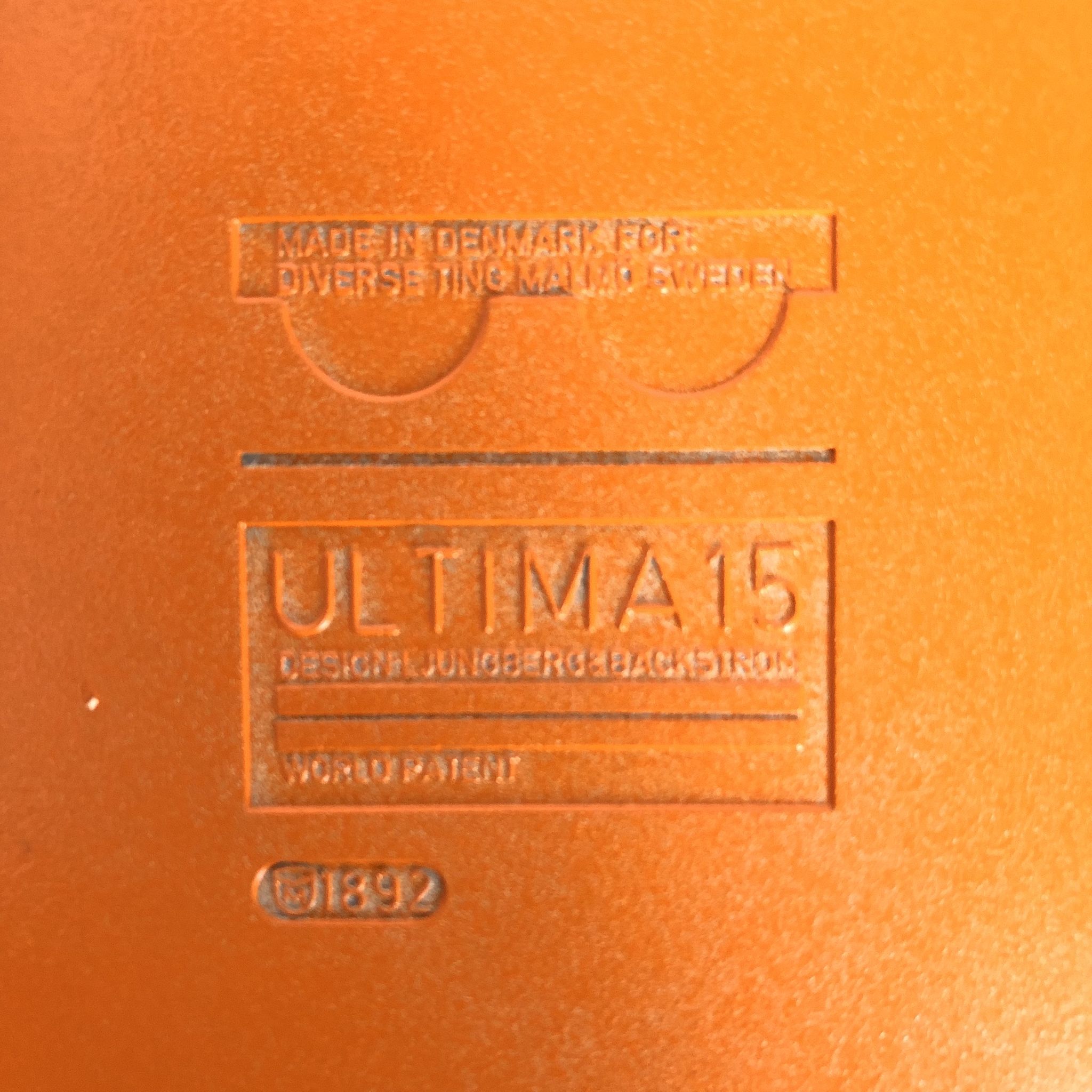 Vintage/Scandinavian ashtray Ultima 15 designers Holger Bäckström and Bo Ljungberg 1965