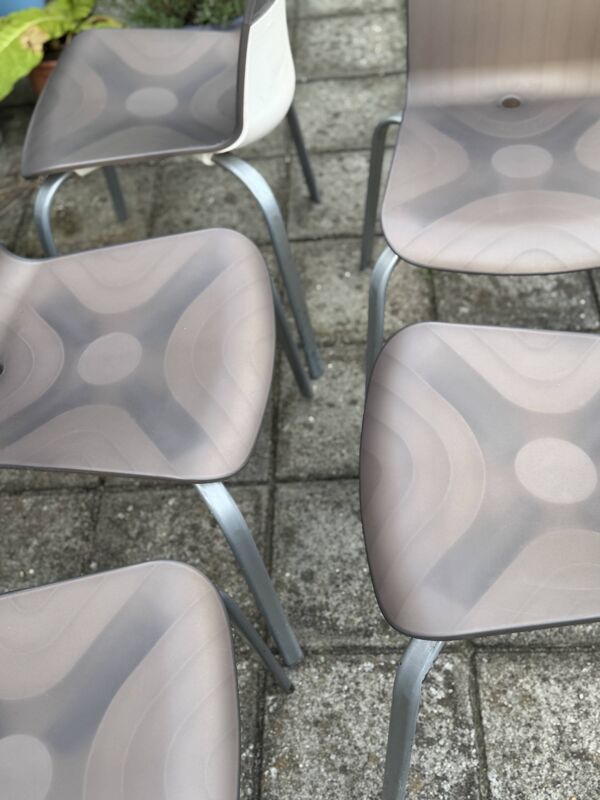 Lot de 7 chaises Ikea PS par Ehlen Johannson