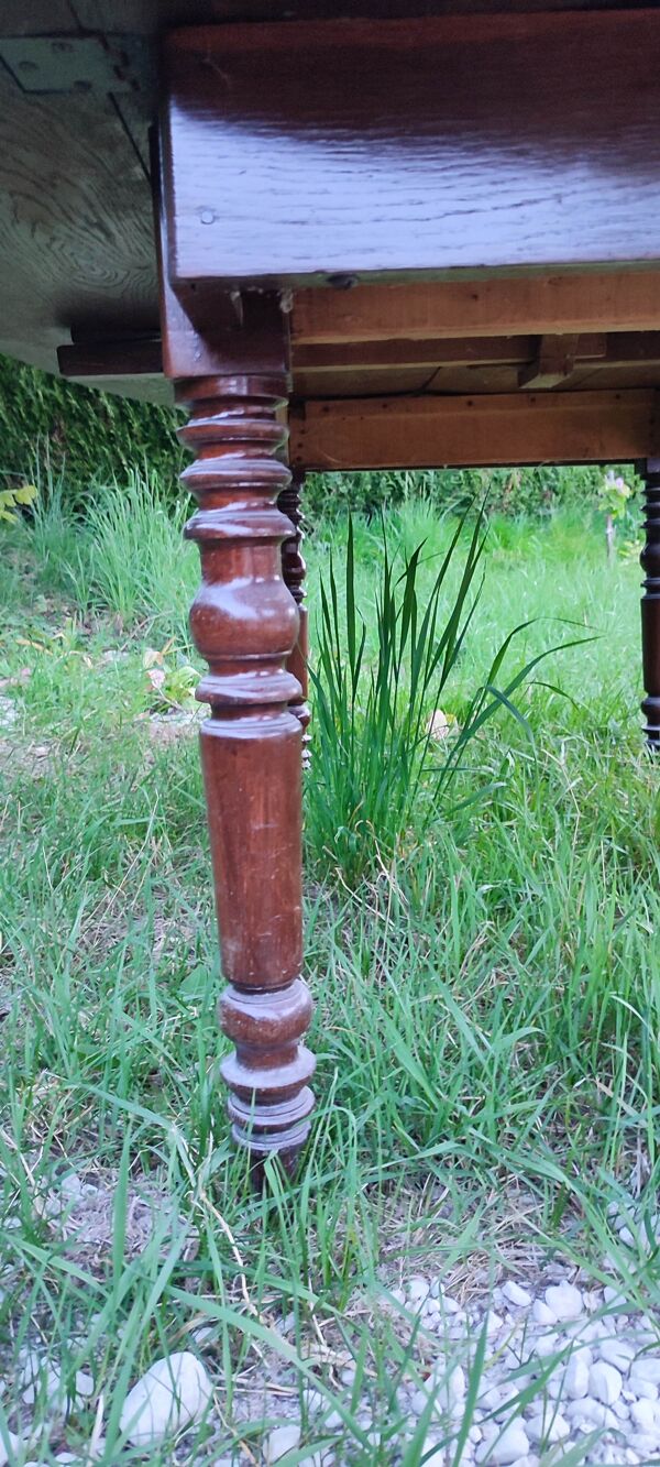 Table à volets en chêne ovale 190cm