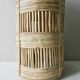 Bamboo and brass umbrella holder, 70s