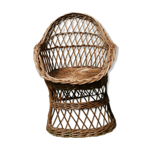 fauteuil en osier pour