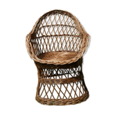 Children's wicker armchair