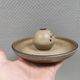 Beautiful bowl with a small knob ‘vase’ for a flower, Ulla ceramic Denmark