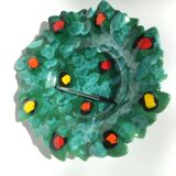 Green earthenware cut edge cut lozenges