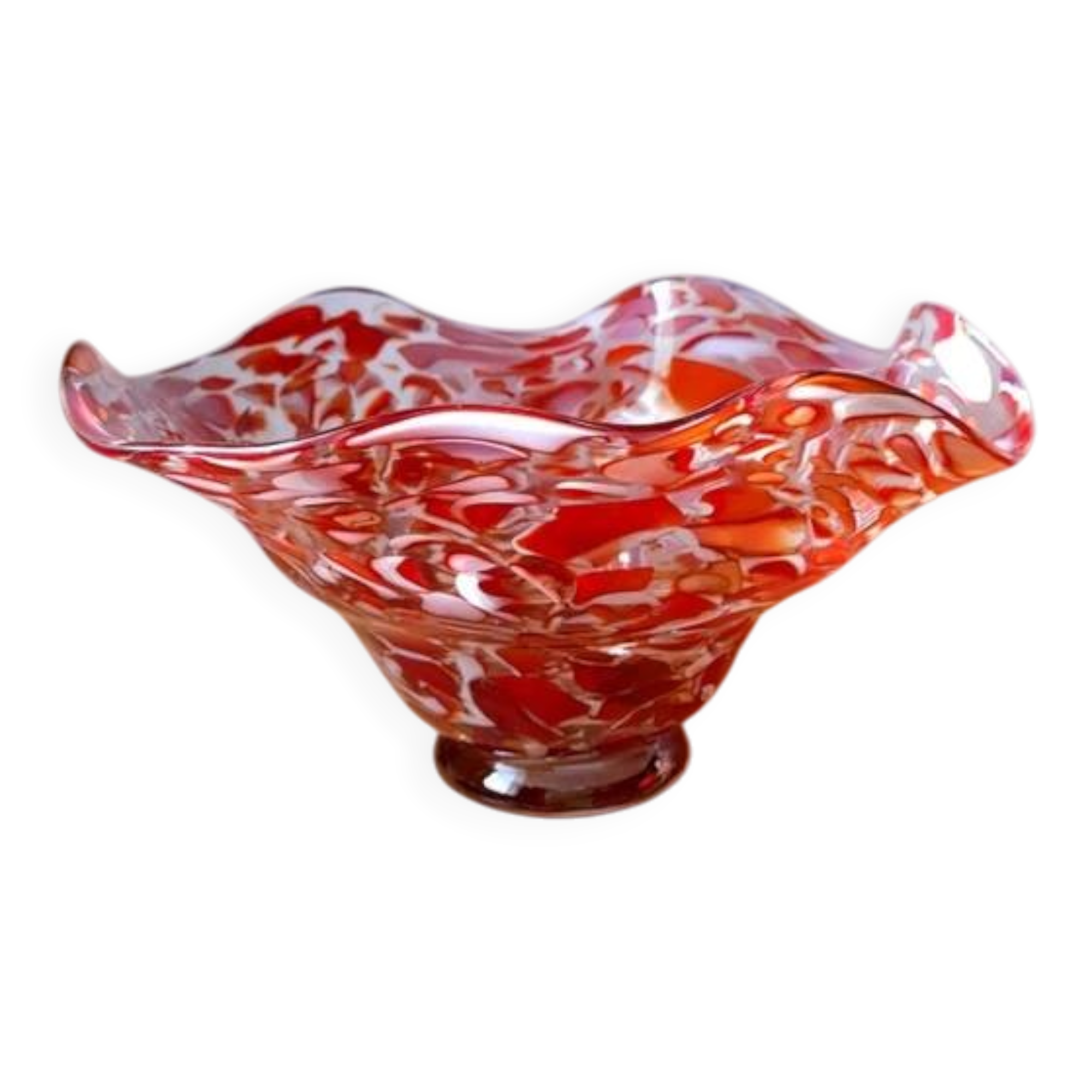 Blown glass bowl from Murano 1970
