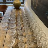 Beautiful lot of crystal glasses from Saint Louis